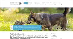 Desktop Screenshot of dyreklinikken-frederiksbergalle.dk